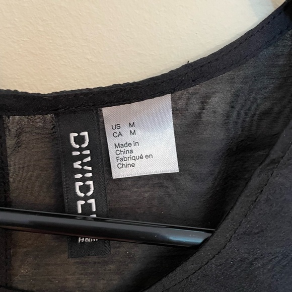 H&M Sheer Blouse - Size M - Picture 5 of 6